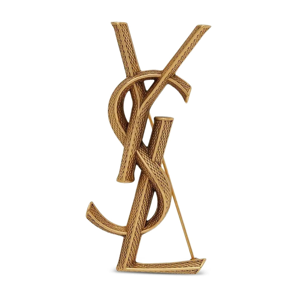Saint Laurent Gold Brooches & Pins Men
