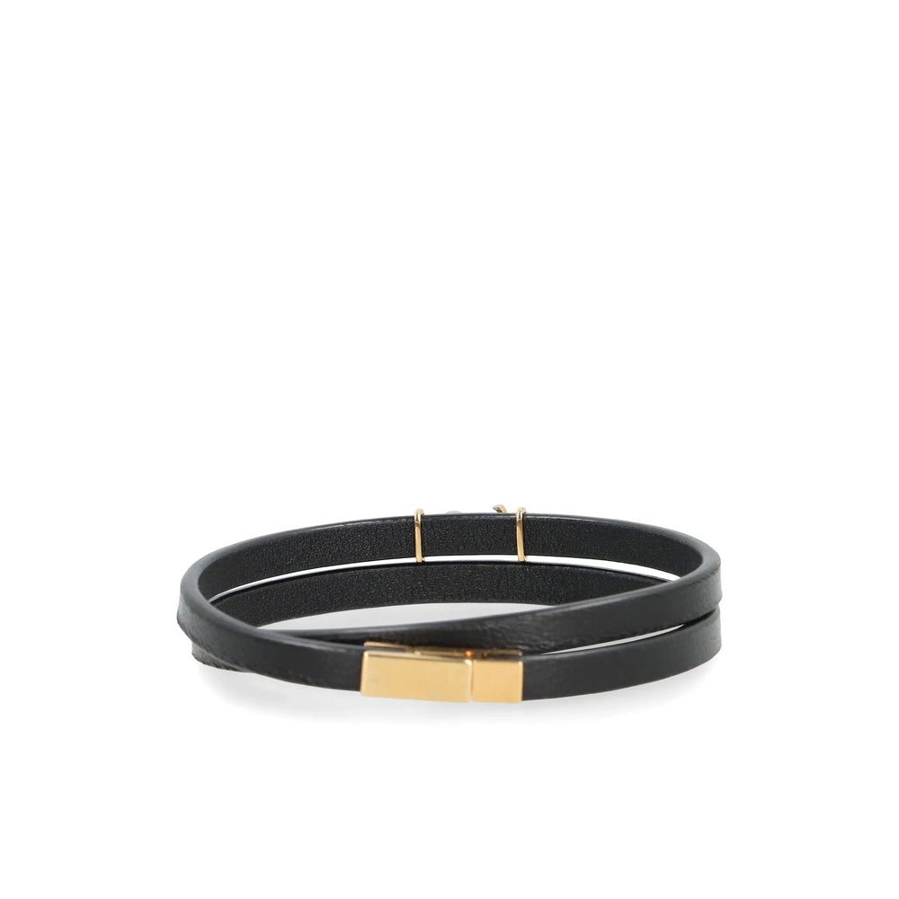 Saint Laurent Black Bracelets Men SAINT LAURENT