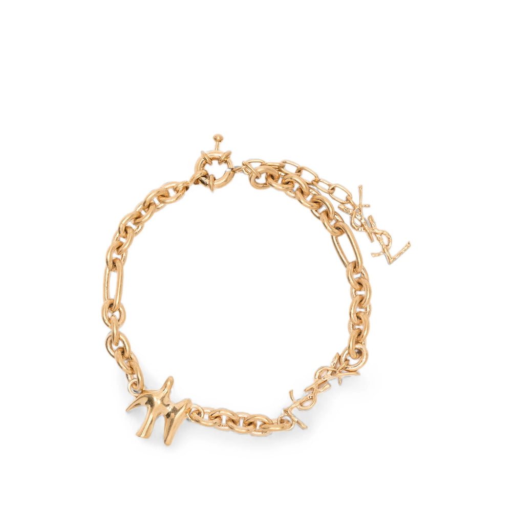 Saint Laurent Gold Bracelets Women SAINT LAURENT
