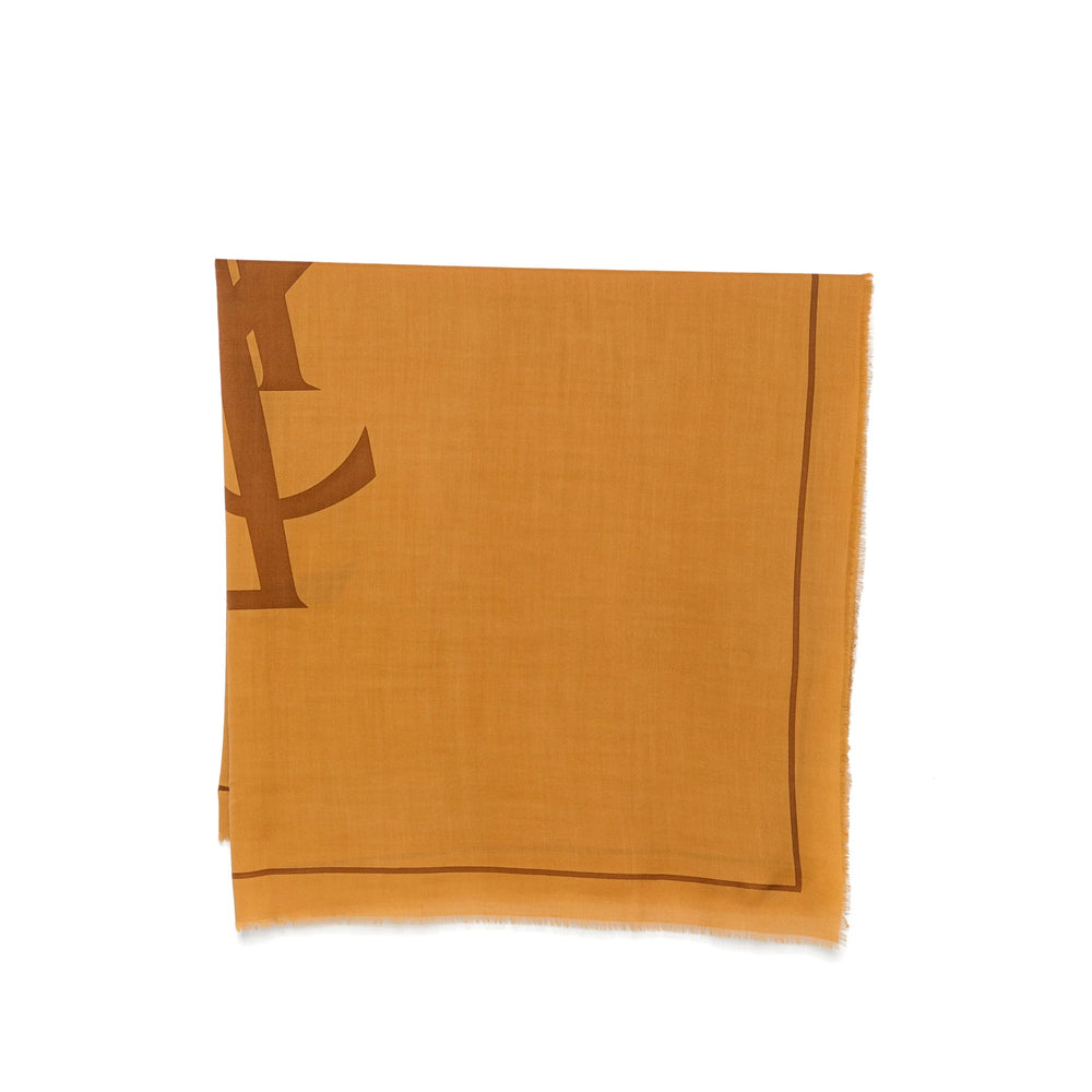 Saint Laurent Brown Scarves Women SAINT LAURENT