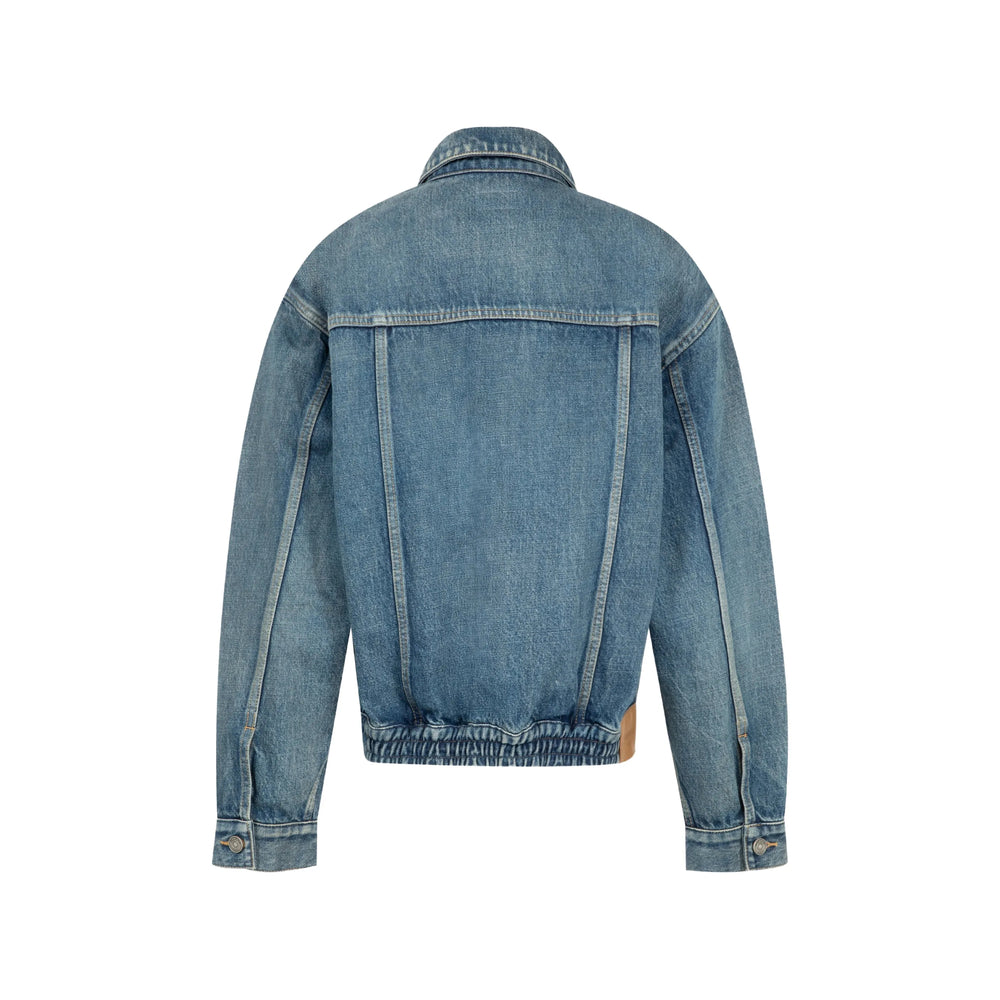 Saint Laurent Blue Jackets - Denim Jackets Women SAINT LAURENT