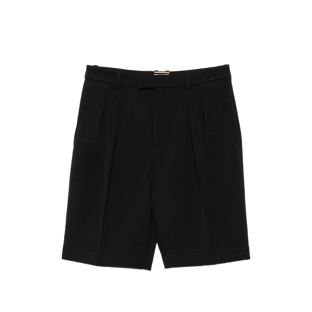 Saint Laurent Black Shorts - Tailored Shorts Women SAINT LAURENT