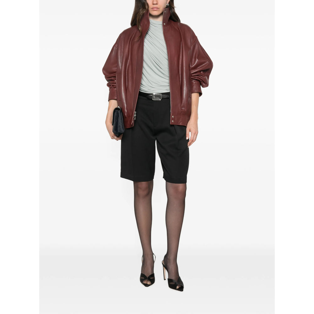 Saint Laurent Black Shorts - Tailored Shorts Women SAINT LAURENT