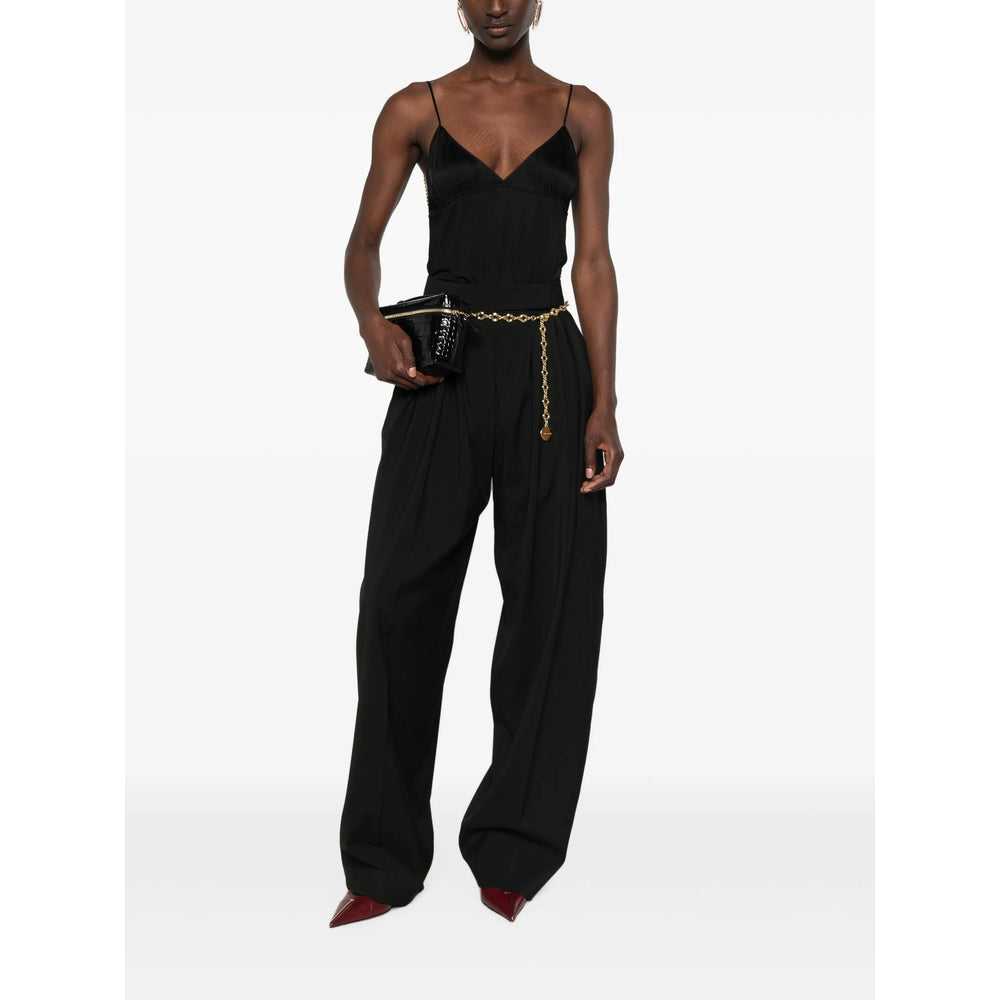 Saint Laurent Black Tops - Blouses Women