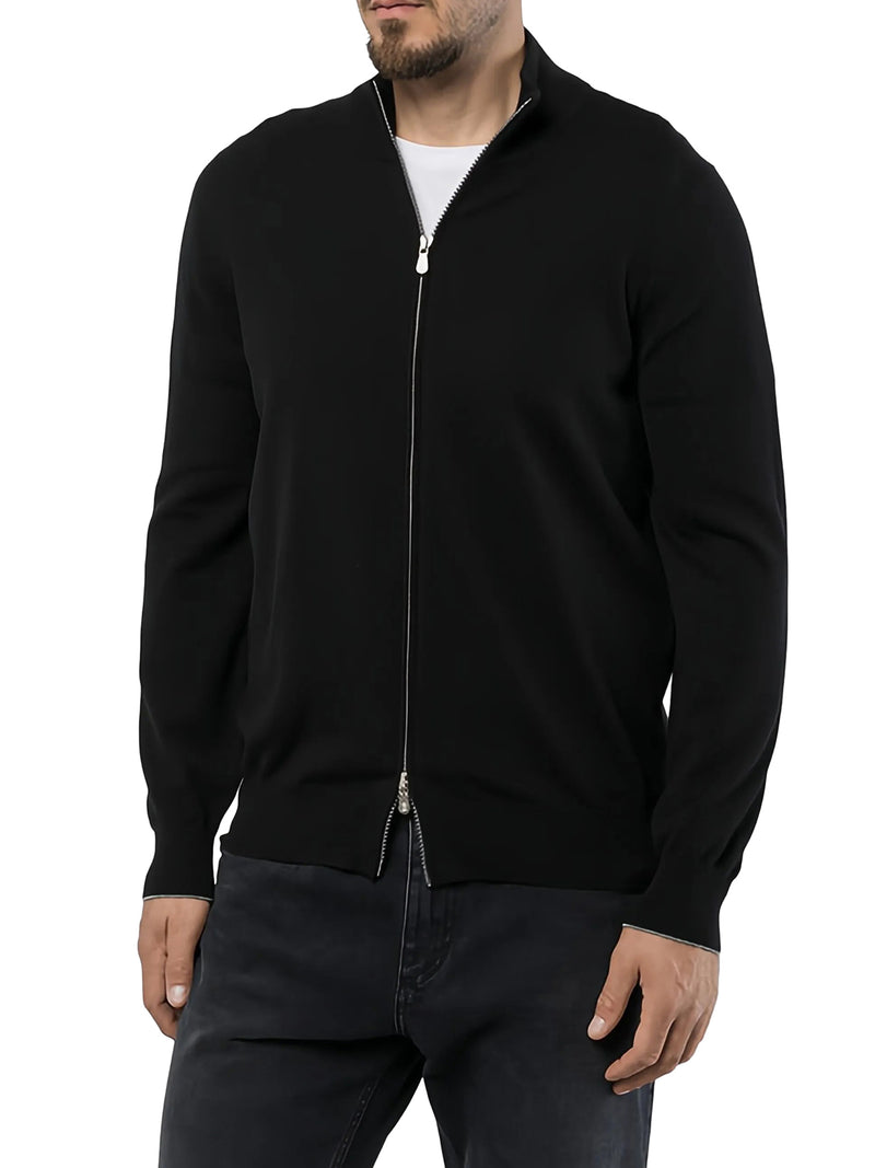 Brunello Cucinelli Men Cashmere Zip-Up Cardigan BRUNELLO CUCINELLI