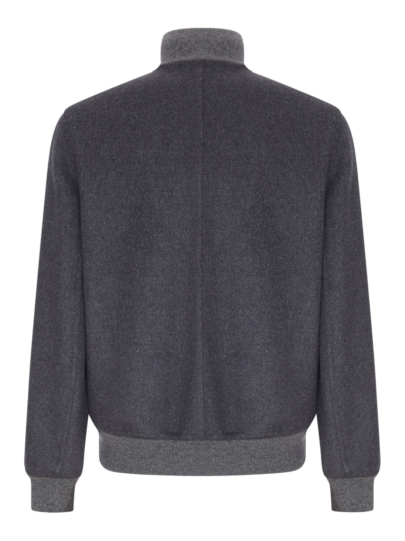 Brunello Cucinelli Men Wool And Cashmere Blouson BRUNELLO CUCINELLI