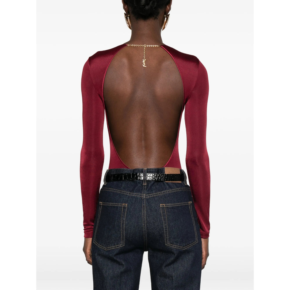 Saint Laurent Red Tops - Blouses Women