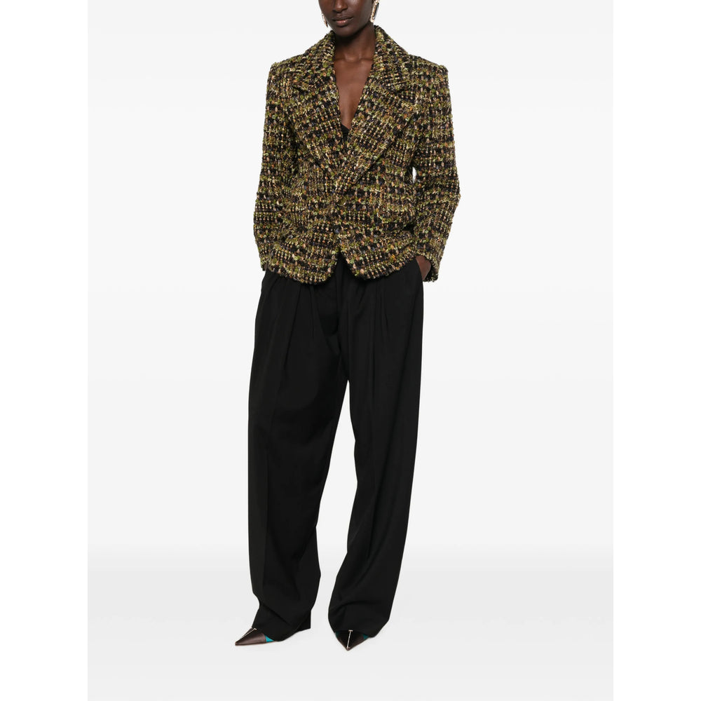 Saint Laurent Green Jackets - Tweed Jackets Women SAINT LAURENT