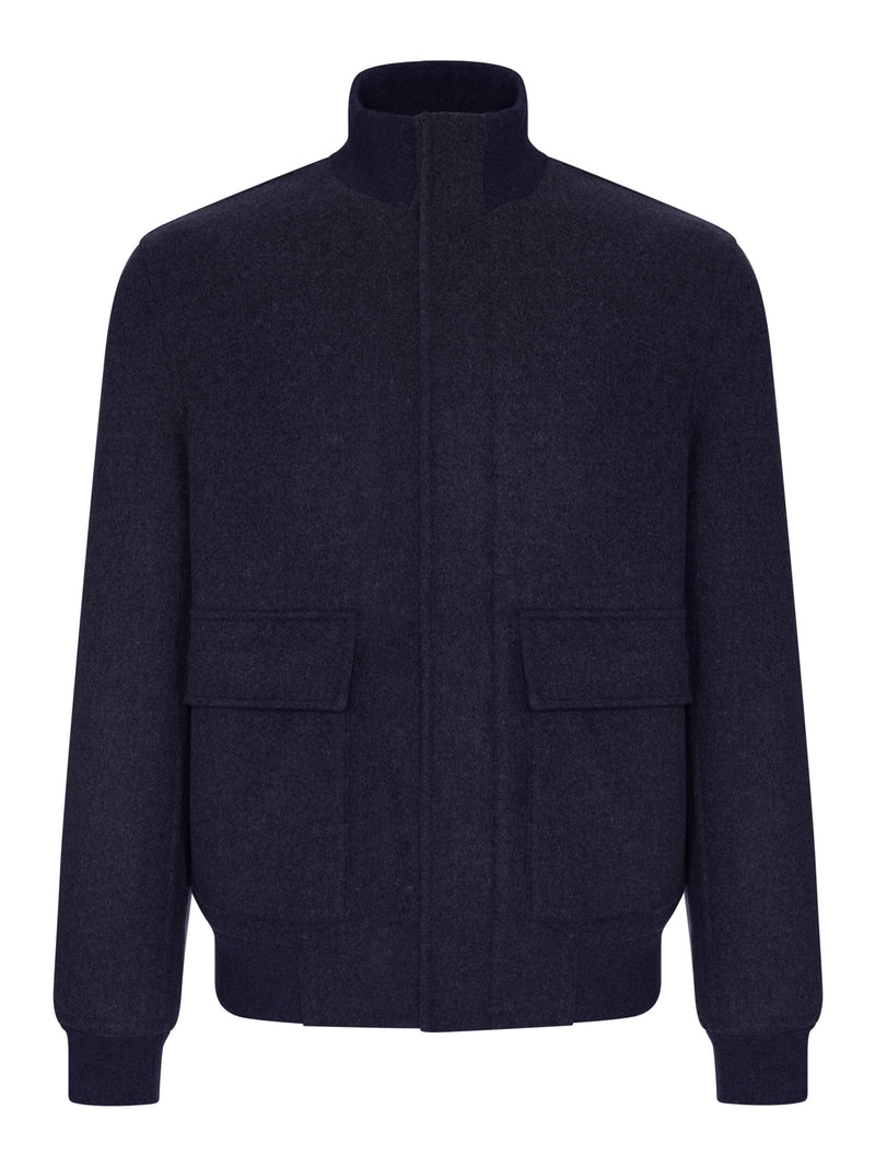 Brunello Cucinelli Men Wool And Cashmere Blouson BRUNELLO CUCINELLI