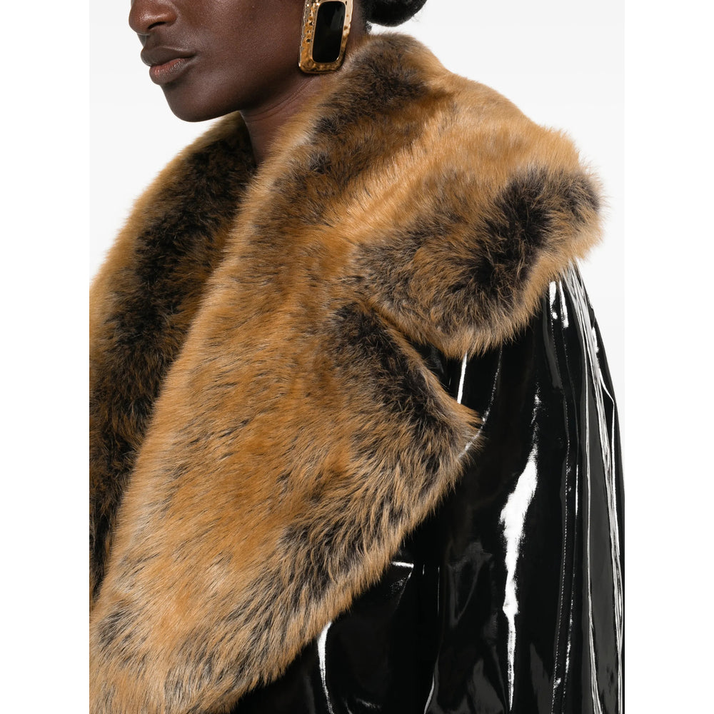 Saint Laurent Black Coats - Single Breasted Coats Women SAINT LAURENT