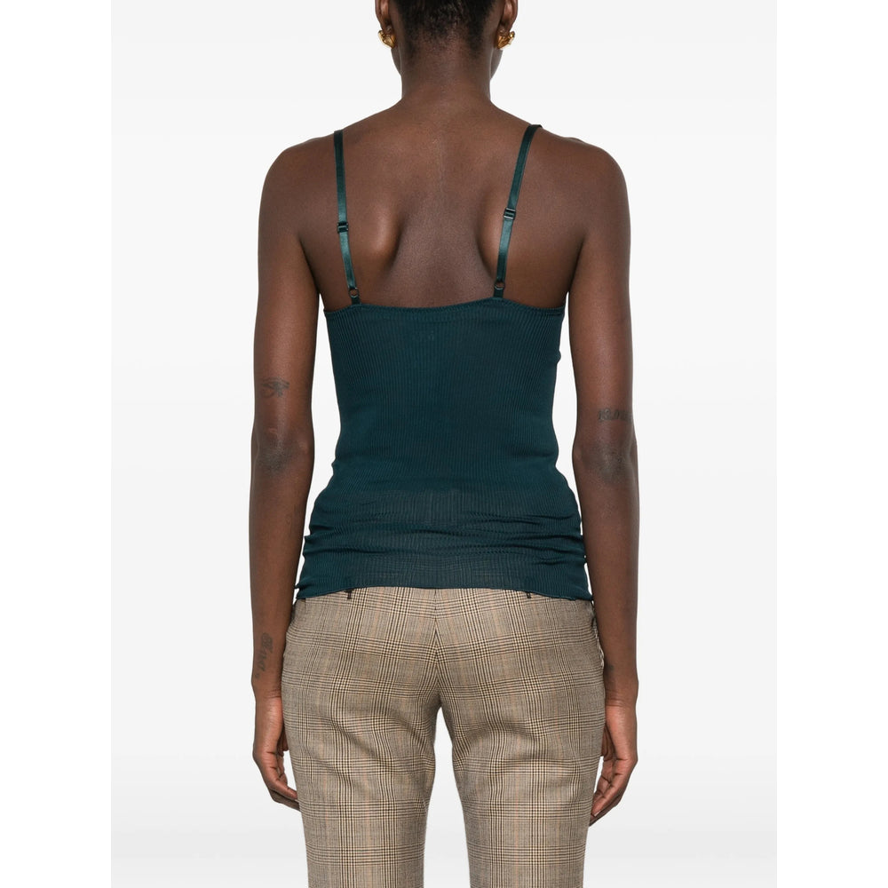 Saint Laurent Neutrals Tops - Vests & Tank Tops Women SAINT LAURENT