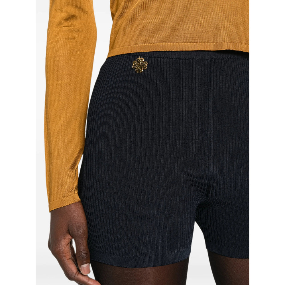 Saint Laurent Blue Shorts - Mini Shorts Women SAINT LAURENT