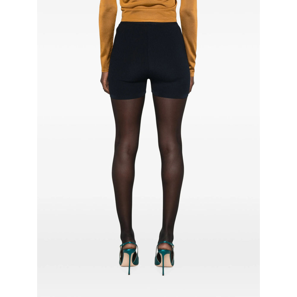 Saint Laurent Blue Shorts - Mini Shorts Women SAINT LAURENT