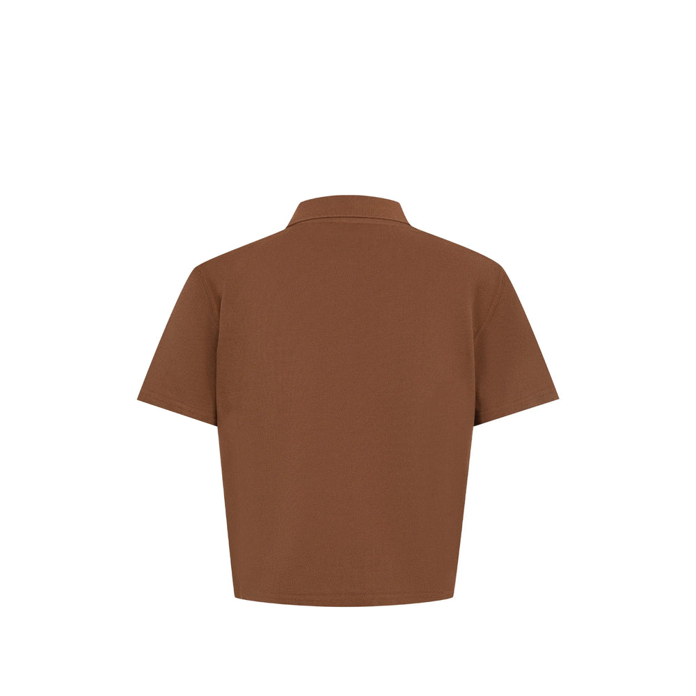 Saint Laurent Brown Tops - Polo Tops Women SAINT LAURENT