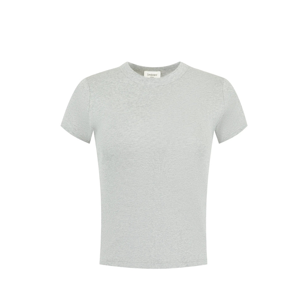Saint Laurent Grey Tops - T-Shirts & Jerseys Women SAINT LAURENT