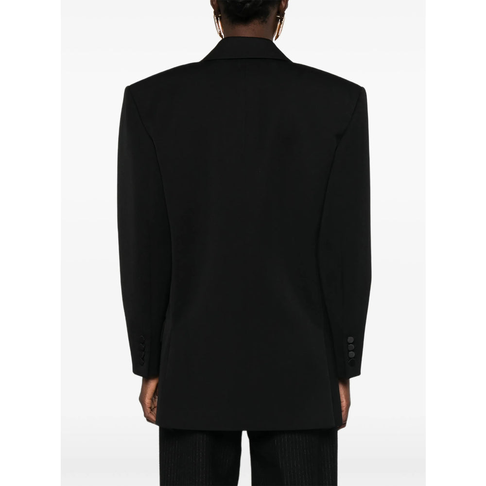 Saint Laurent Black Jackets - Blazers Women SAINT LAURENT