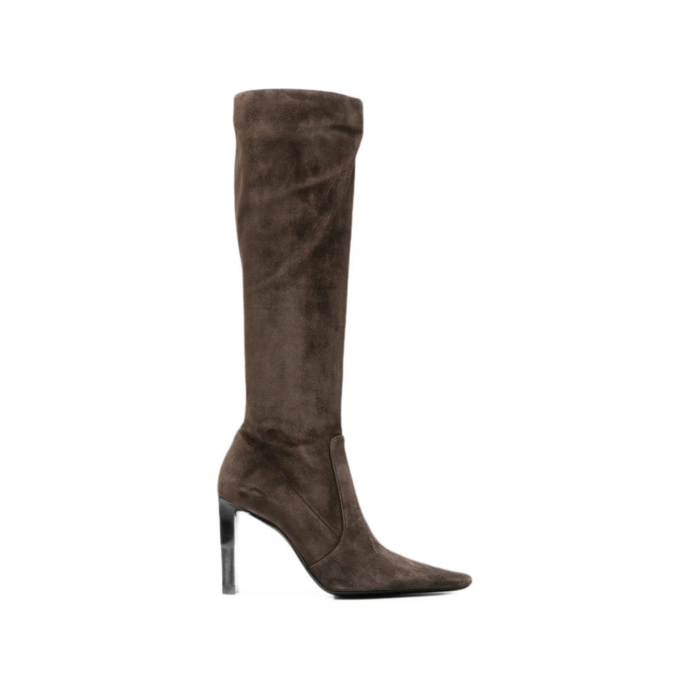 Saint Laurent Brown Shoes Women SAINT LAURENT