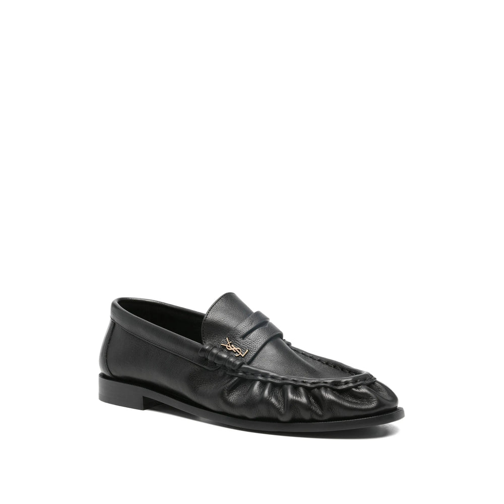 Saint Laurent Black Loafers Women SAINT LAURENT