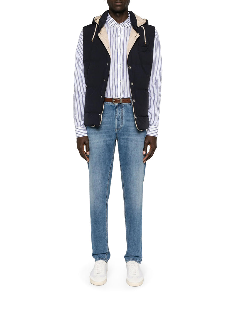 Brunello Cucinelli Men Light Wash Denim Jeans BRUNELLO CUCINELLI