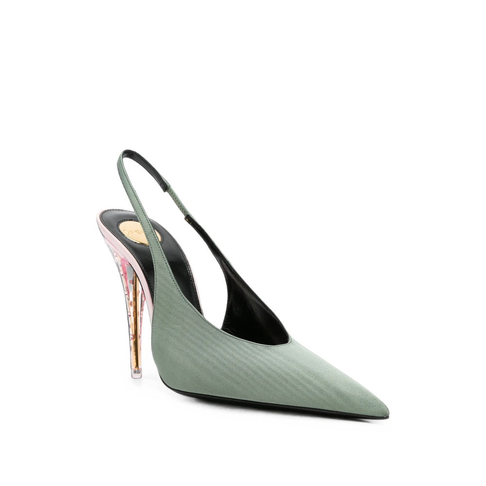 Saint Laurent Green Shoes Women SAINT LAURENT
