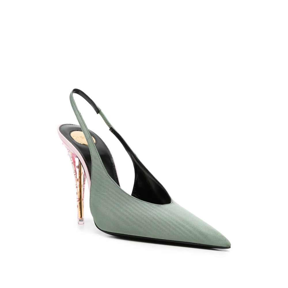Saint Laurent Green Shoes Women SAINT LAURENT