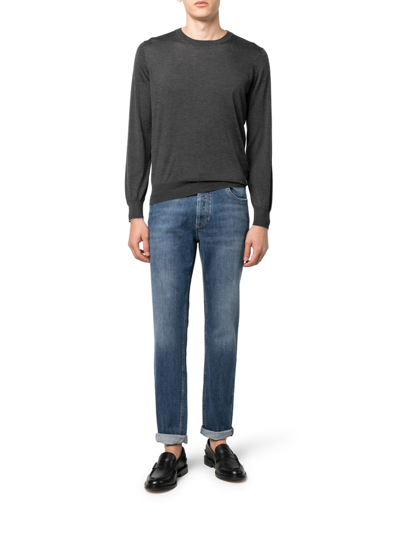 Brunello Cucinelli Men Medium Wash Denim Jeans BRUNELLO CUCINELLI