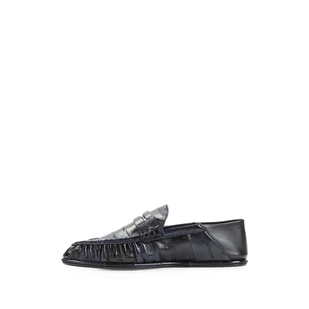 Saint Laurent Blue Loafers Women SAINT LAURENT
