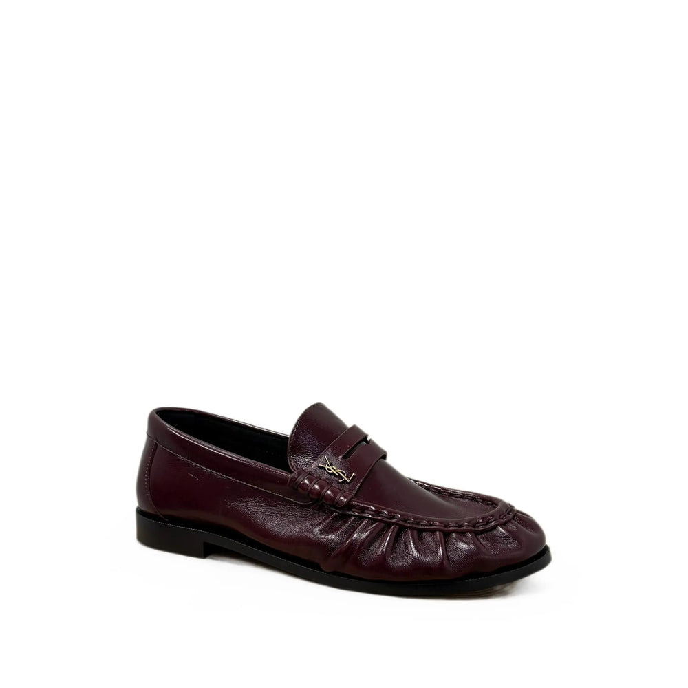Saint Laurent Red Loafers Women SAINT LAURENT