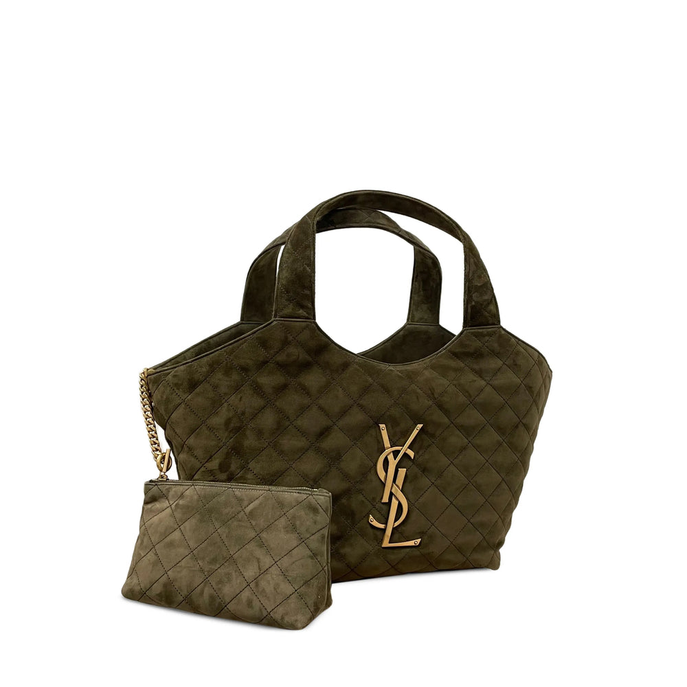 Saint Laurent Green Tote Bags Women SAINT LAURENT