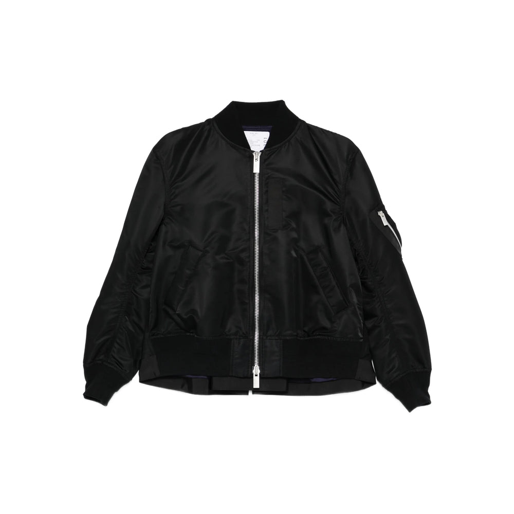 Sacai Black Jackets - Bomber Jackets Women SACAI