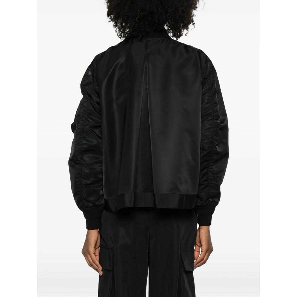Sacai Black Jackets - Bomber Jackets Women SACAI