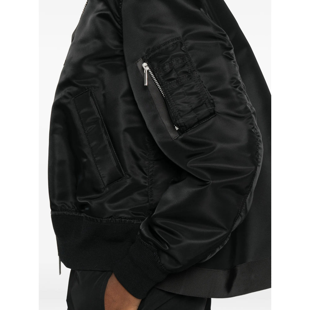 Sacai Black Jackets - Bomber Jackets Women SACAI