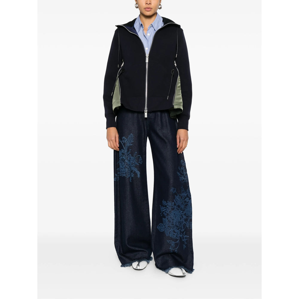 Sacai Blue Tops - Hoodies Women SACAI