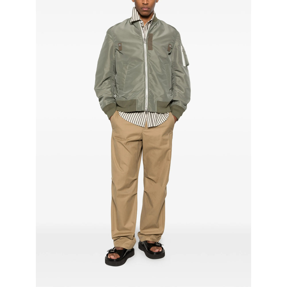 Sacai Green Jackets - Bomber Jackets Men SACAI