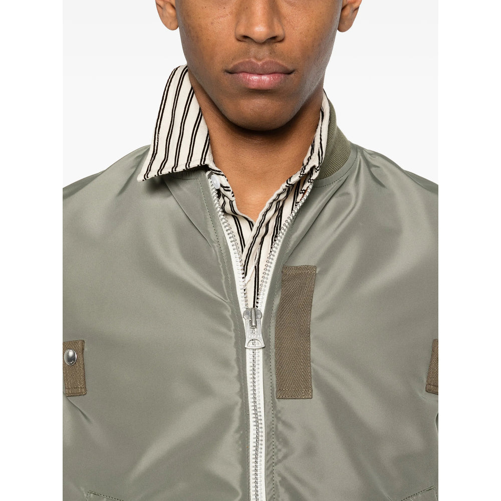 Sacai Green Jackets - Bomber Jackets Men SACAI