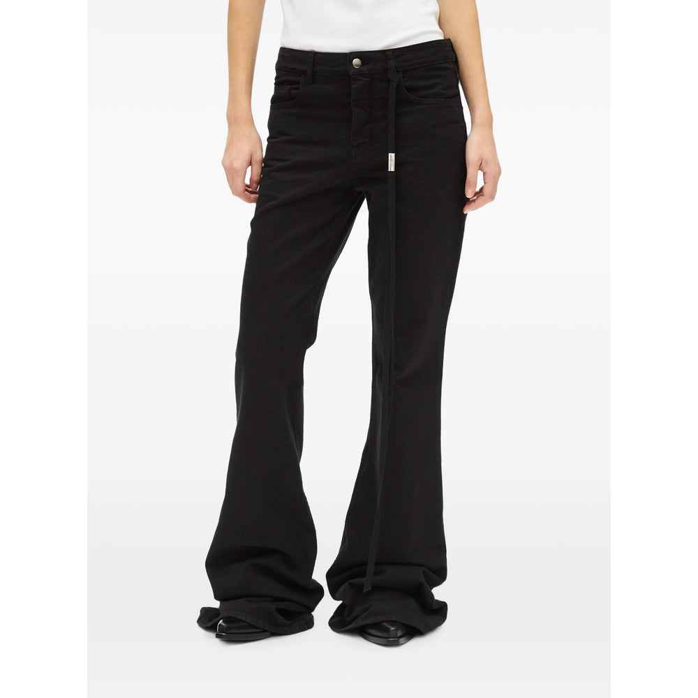 Ann Demeulemeester Black Denim - Flared Jeans Women ANN DEMEULEMEESTER