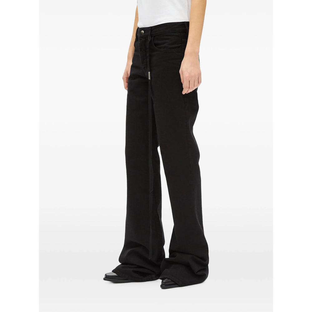 Ann Demeulemeester Black Denim - Flared Jeans Women ANN DEMEULEMEESTER
