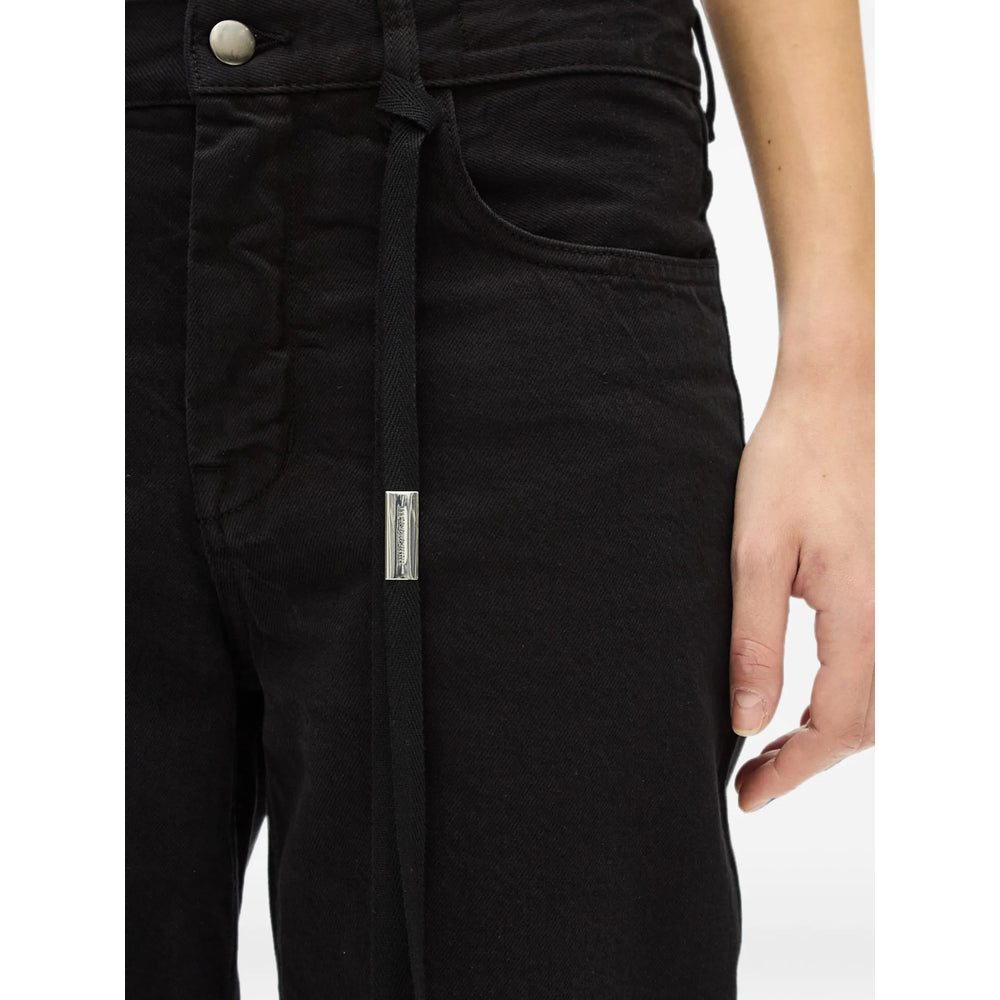 Ann Demeulemeester Black Denim - Flared Jeans Women ANN DEMEULEMEESTER