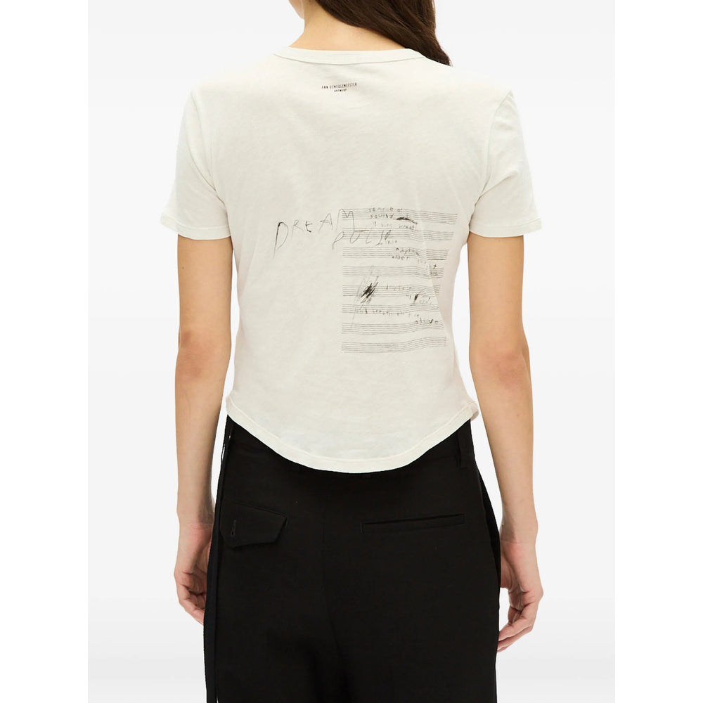 Ann Demeulemeester White Tops - T-Shirts & Jerseys Women ANN DEMEULEMEESTER