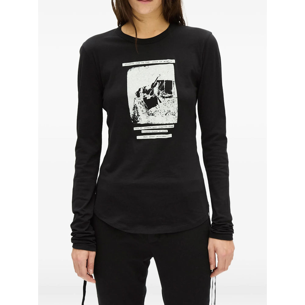 Ann Demeulemeester Black Tops - T-Shirts & Jerseys Women ANN DEMEULEMEESTER
