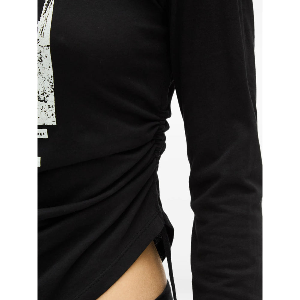 Ann Demeulemeester Black Tops - T-Shirts & Jerseys Women ANN DEMEULEMEESTER