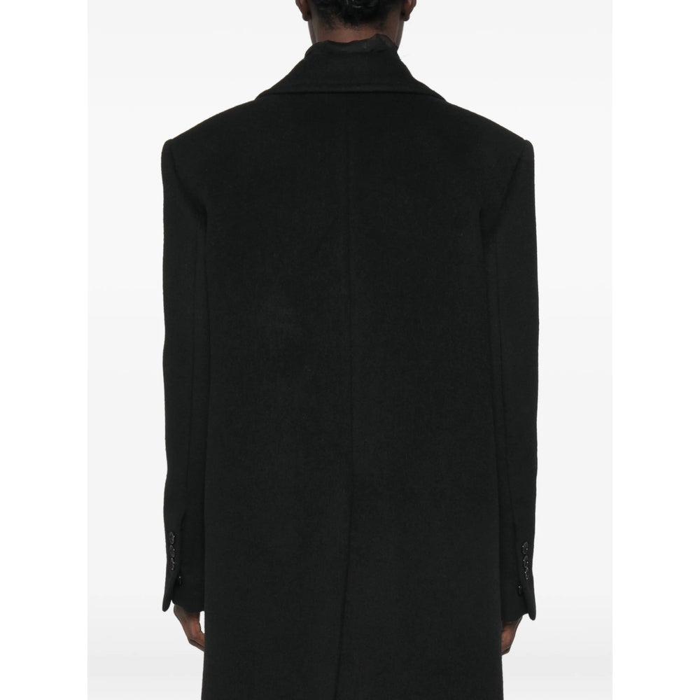 Ann Demeulemeester Black Coats - Single Breasted Coats Women
