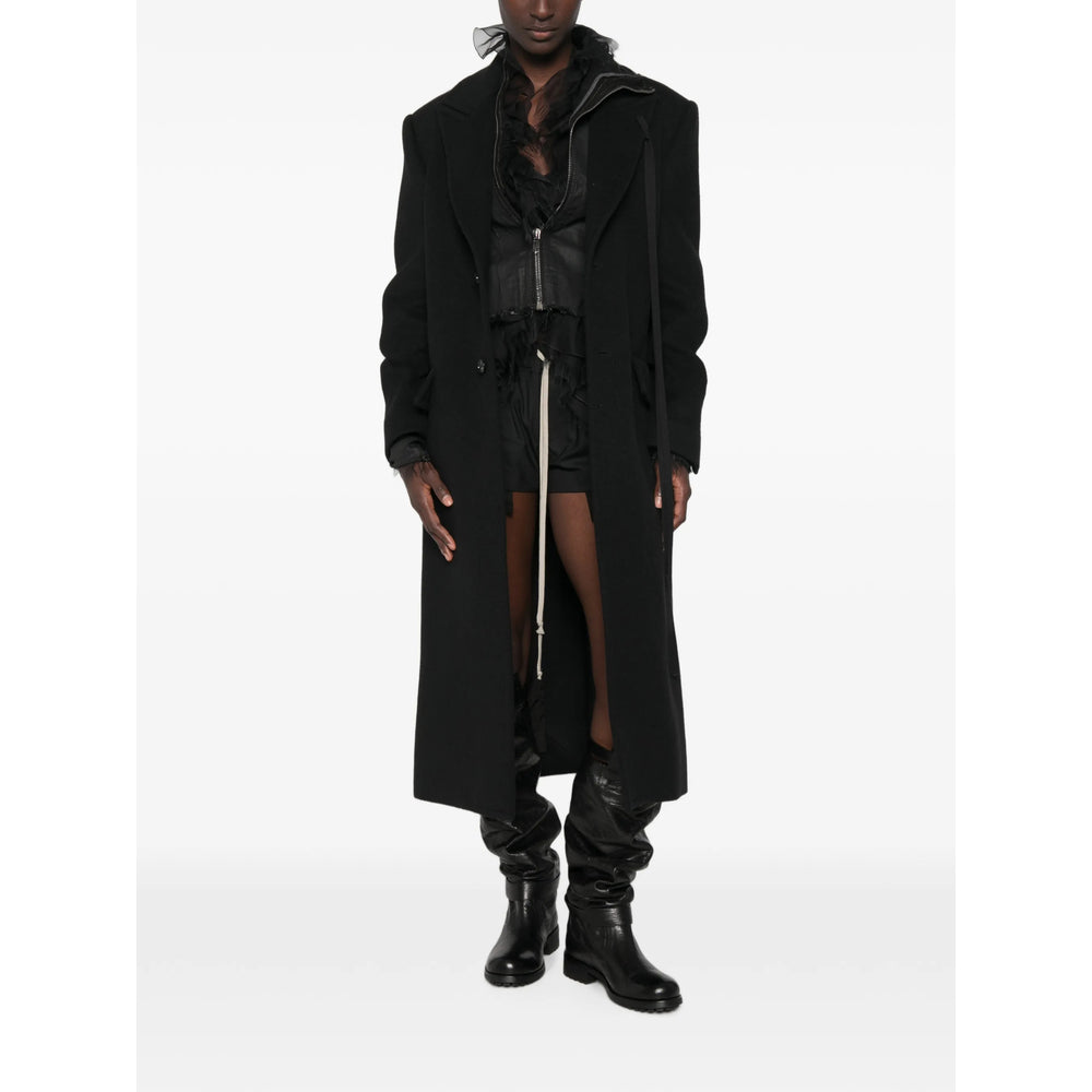 Ann Demeulemeester Black Coats - Single Breasted Coats Women