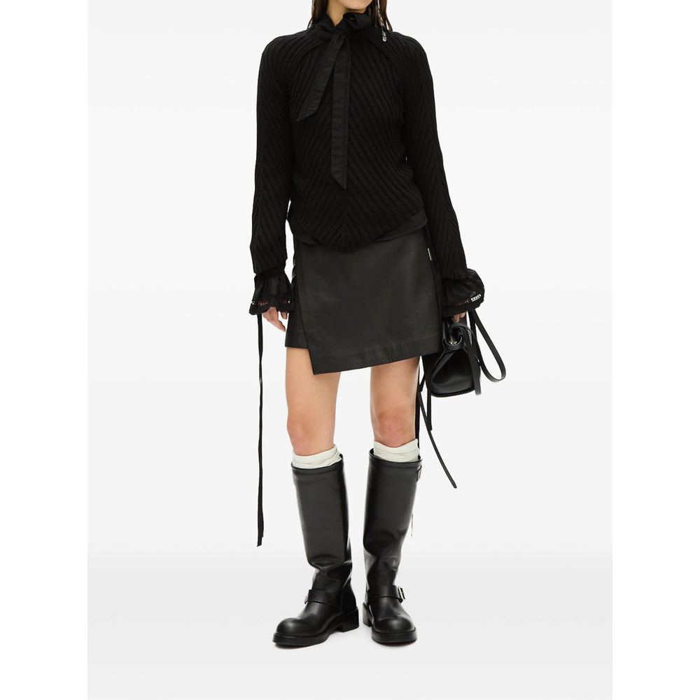 Ann Demeulemeester Black Knitwear - Jumpers Women ANN DEMEULEMEESTER