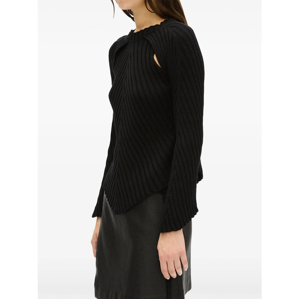 Ann Demeulemeester Black Knitwear - Jumpers Women ANN DEMEULEMEESTER