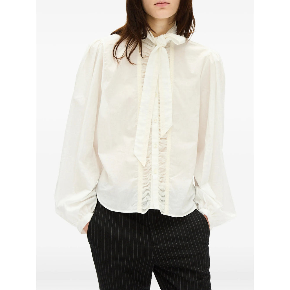 Ann Demeulemeester White Tops - Shirts Women ANN DEMEULEMEESTER
