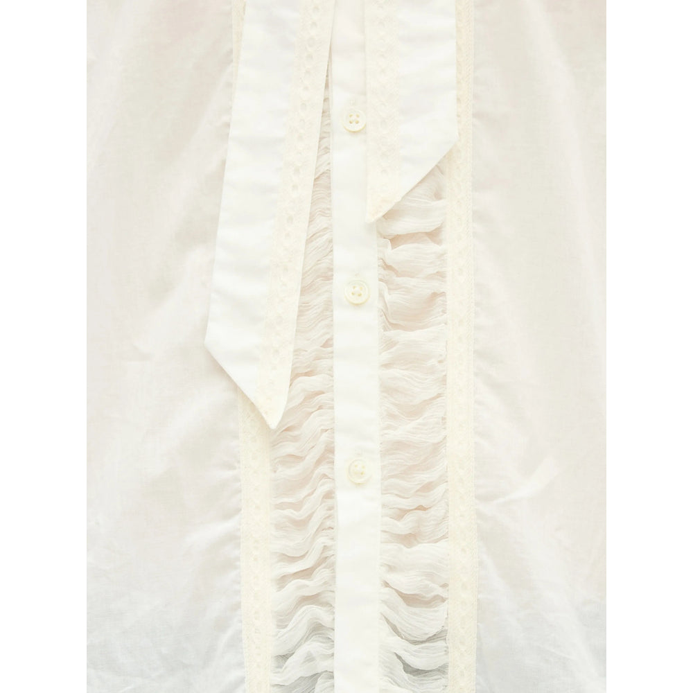 Ann Demeulemeester White Tops - Shirts Women ANN DEMEULEMEESTER