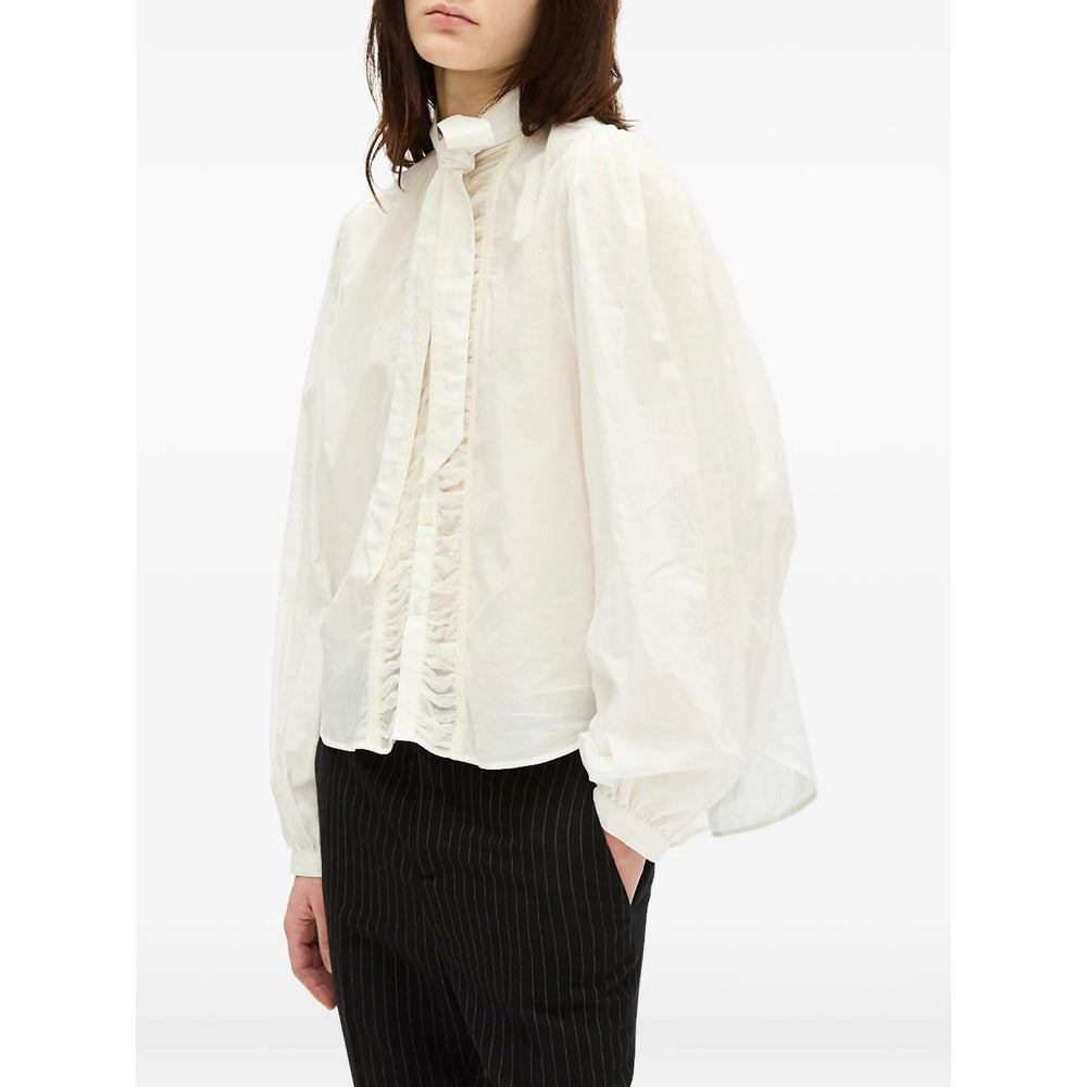 Ann Demeulemeester White Tops - Shirts Women ANN DEMEULEMEESTER