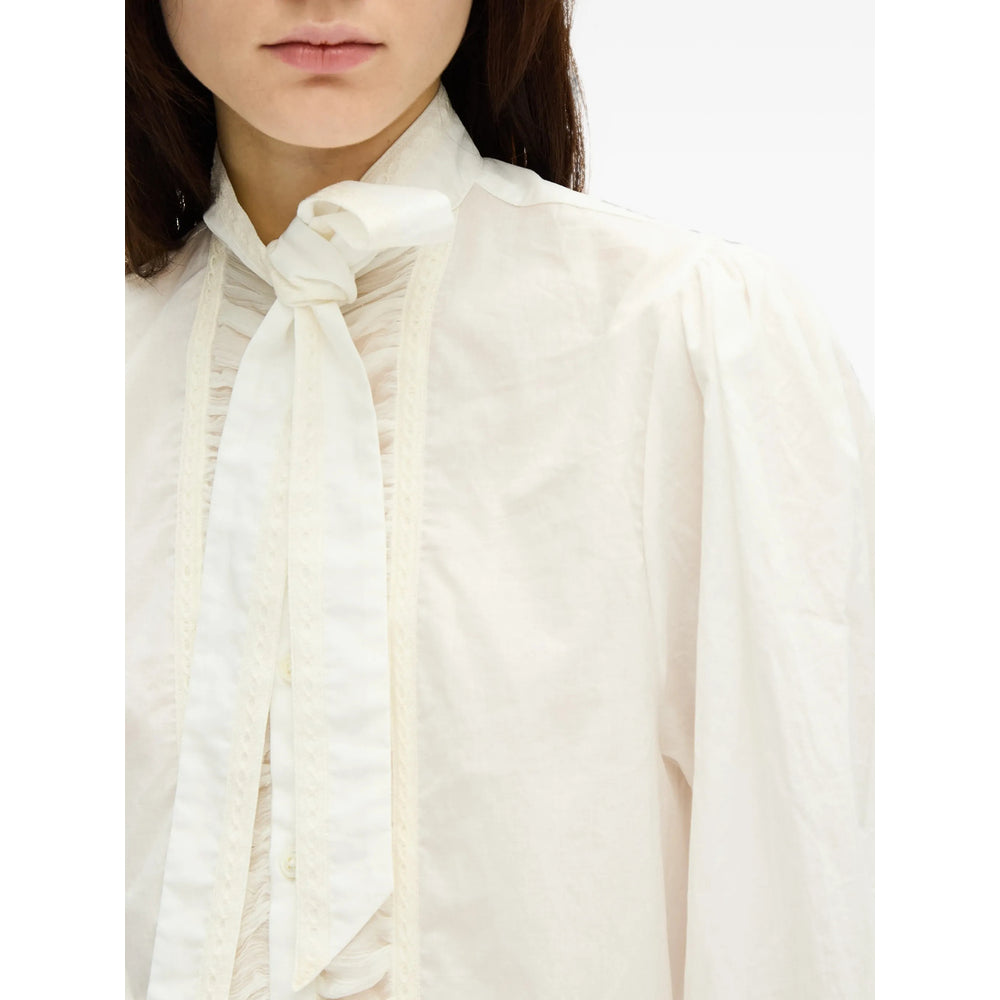 Ann Demeulemeester White Tops - Shirts Women ANN DEMEULEMEESTER