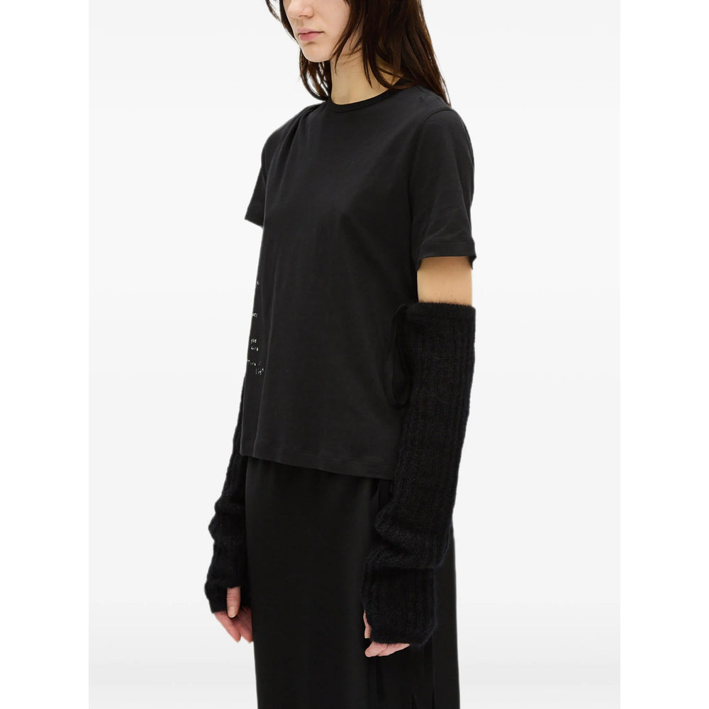 Ann Demeulemeester Black Gloves Women ANN DEMEULEMEESTER